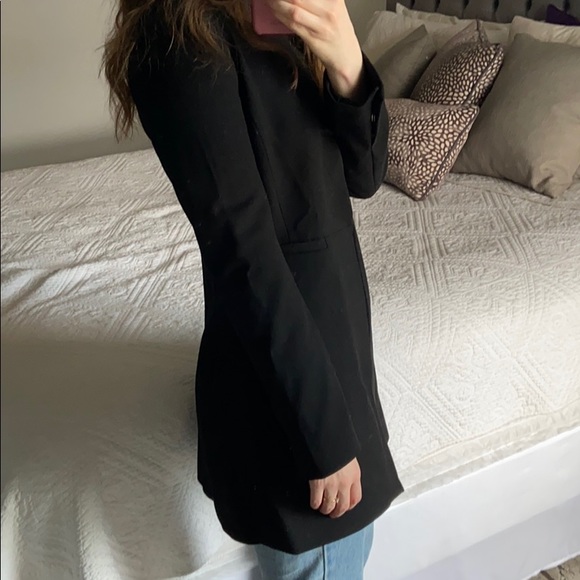 Zara basics black blazer jacket size M - Picture 3 of 6